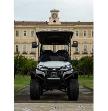 Golf Cart Elettrico 4 Posti (2+2) Mod. F PLUS – Motore 5kW, Autonomia 110 km, Off Road