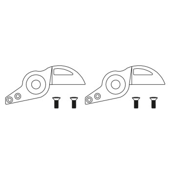 Coppia di Lame Vesco per Forbice A2 – Ricambio Originale