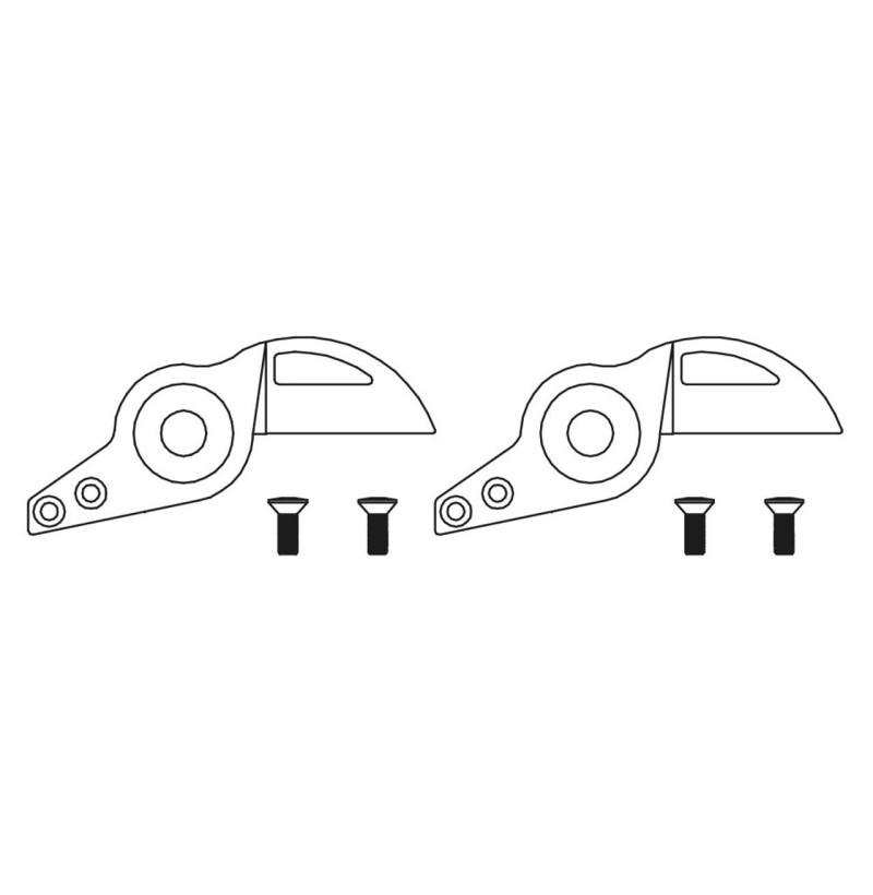 Coppia di Lame Vesco per Forbice A2 – Ricambio Originale