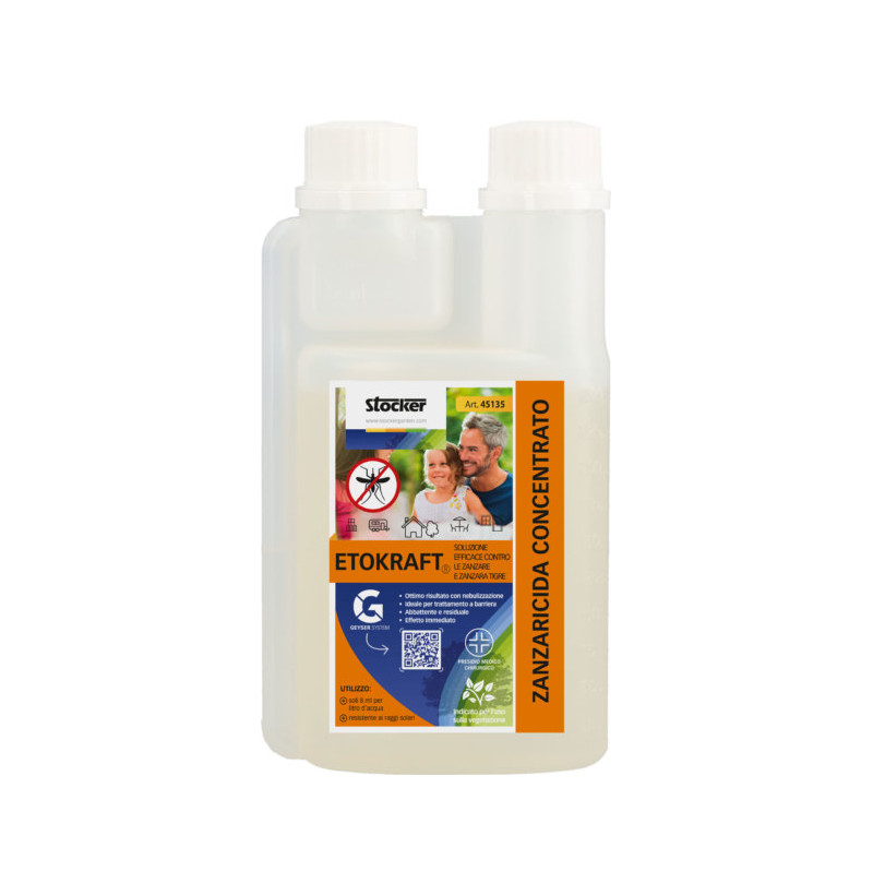 Etokraft Zanzaricida Stocker 250 ml – Protezione Anti-Zanzare