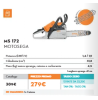 Motosega STIHL MS 172 – Barra 40 cm | Potente, leggera e affidabile