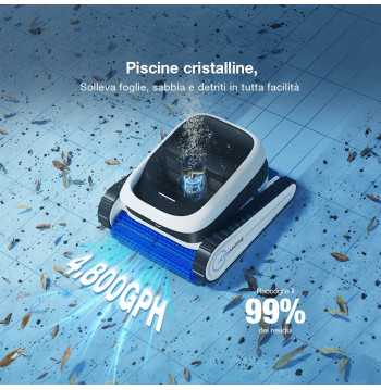 Robot Pulitore Piscina Ecovacs Ultramarine P1 | Efficienza Professionale