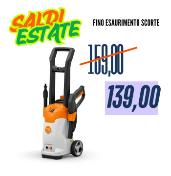 Idropulitrice STIHL RE 80 – 120 Bar Compatta con Ugelli e Detergente