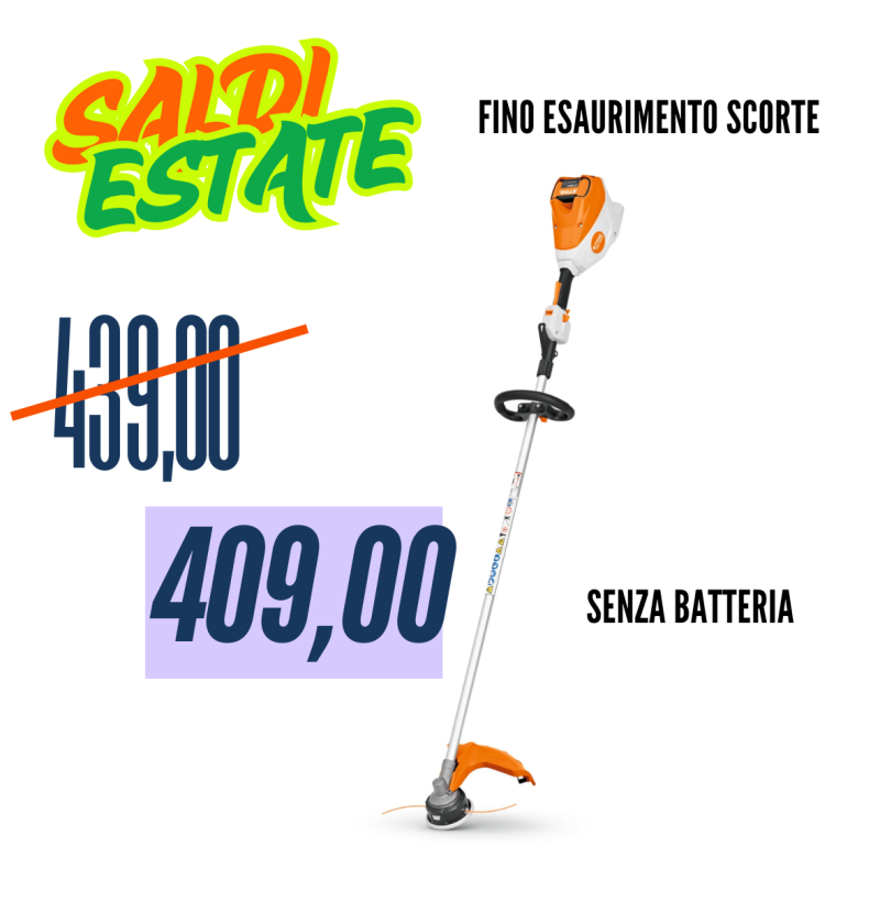 Decespugliatore STIHL FSA 120 R – Potente e silenzioso per uso professionale