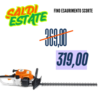 Tagliasiepi a Scoppio STIHL HS 45 – Lama 60 cm, Motore 2T, 27,2cc, Leggero