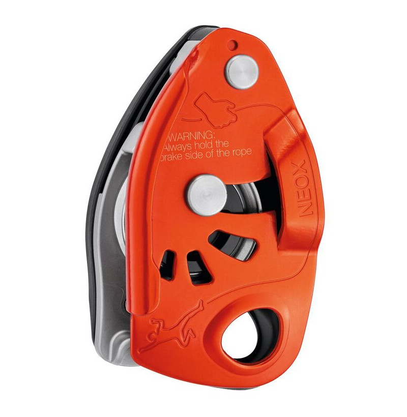 Petzl NEOX Arancione Assicuratore con Bloccaggio Assistito D016AA01 | Di Lorenzo poggiomarino