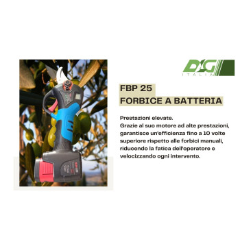 Forbice Elettrica FBP 25 – Potatura Precisa fino a 25 mm