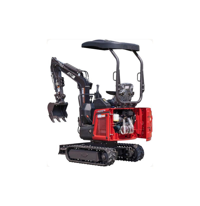 Mini Escavatore KS12-9 – Motore Kubota, 12Q, Cingolato con Accessori