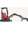 Mini Escavatore XN-18 – Motore Kubota, 18Q, Cingolato con Accessori