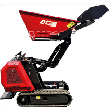Mini Dumper XN800 – 800 kg, Autocaricante, Cingolato DLG Italia