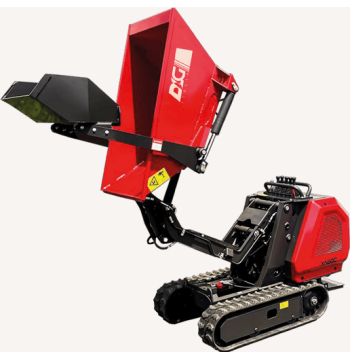 Mini Dumper XN800 – 800 kg, Autocaricante, Cingolato DLG Italia