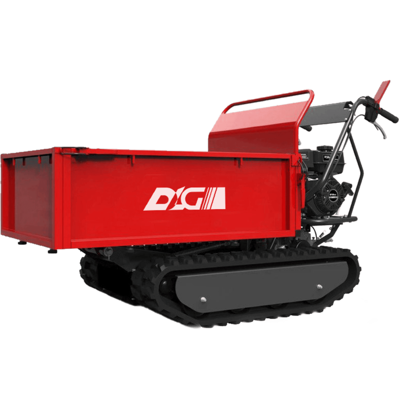 Motocarriola Cingolata D50MB – 500 kg, Loncin 7HP, Compatta e Robusta