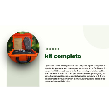 WS040Y Forbice Elettrica a Batteria – Taglio 36 mm, 2 Batterie, Valigetta