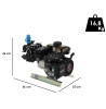 Motopompa COMET MC 25 con motore Loncin LC 148 F | Irrorazione agricola professionale