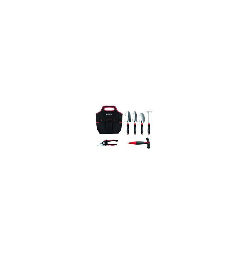Set Attrezzi Giardino SG-A90 Sandrigarden Inox con Borsa 6 Pezzi