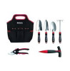 Set Attrezzi Giardino SG-A90 Sandrigarden Inox con Borsa 6 Pezzi