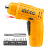 Cacciavite Ingco 4V – USB, LED, punte Cr-V incluse