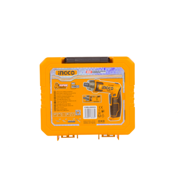 Cacciavite Ingco 8V – Manico flessibile, USB-C, punte e valigetta