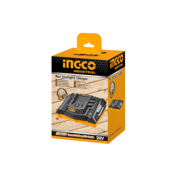Caricabatteria Rapido Ingco 20V 4Ah – Compatibile con batterie P20S, ricarica veloce