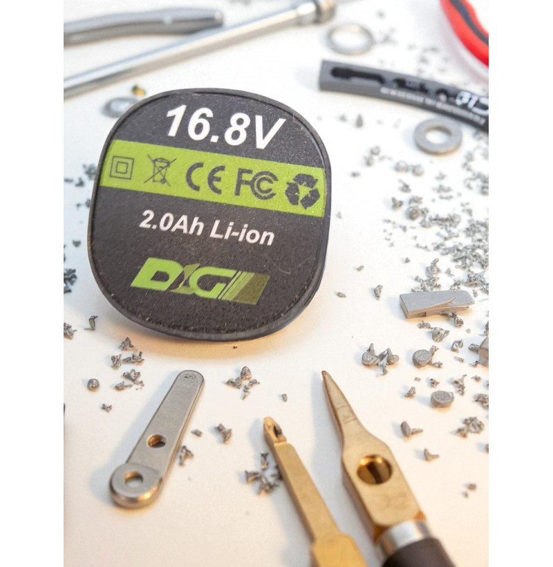 Batteria DLG Italia 2Ah – compatta e ricaricabile per attrezzi da giardinaggio