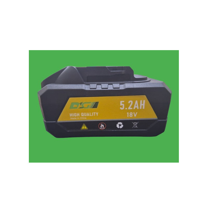 Batteria DLG Italia 5,2Ah PLUS – autonomia estesa e prestazioni elevate