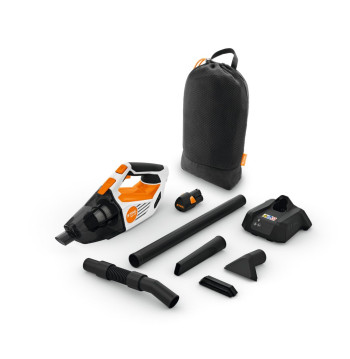 STIHL SEA 20.0 SET | Aspiratore manuale a batteria con accessori e filtro lavabile