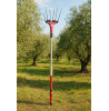 Abbacchiatore a batteria telescopico – raccolta olive con pettini flessibili
